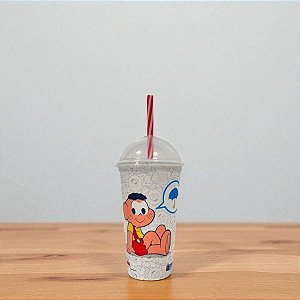 Copo Shake Para Colorir Turma da Monica - Cascão - 500ml  - 1 unidade - Plasútil - Rizzo
