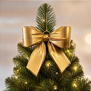 Laço Decorativo Lamê Dourado - 20cm - 1 unidade - Rizzo