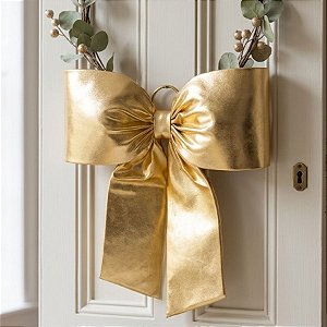 Laço Lamê Dourado - 30cm - 1 unidade - Rizzo