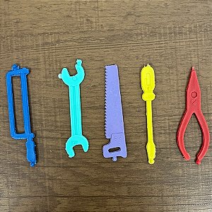 Brinquedo Kit Mini Ferramentas Plástico Sortidas - 1 unidade - Rizzo