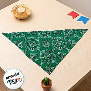 Bandana Estampada - Verde Escuro - 1 unidade - Rizzo