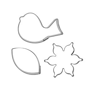 Cortador Kit Mini Passarinho Ref. 002 RR Cortadores Rizzo Confeitaria