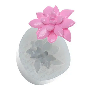 Molde de Silicone Suculenta Zinnia Ref. 34 Flexarte