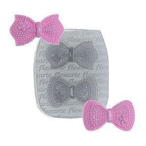 Molde de Silicone Par de Laços Heathcote Médios Ref. 376 Flexarte