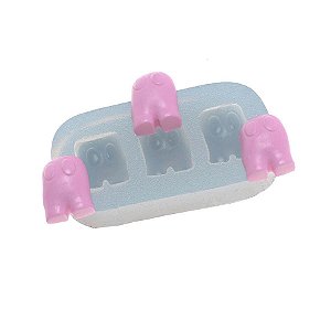 Molde de silicone Trio de Bermudinhas Ref. 349 Flexarte