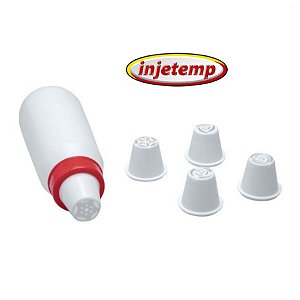 Bisnaga Bico Russo 6 peças Injetemp