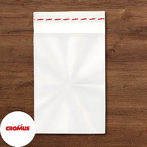 Saco Adesivado sem Furo - 30,5x42,5cm - 100 unidades - Cromus - Rizzo