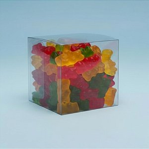 Caixa Transparente de Acetato Cubo - 7x7x7cm - 20 unidades - Assk - Rizzo
