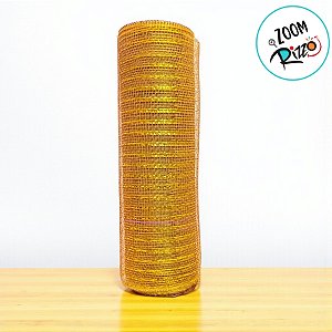 Tela Vazada - Ouro - 26x914cm - 1 unidade - Rizzo