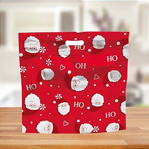 Sacola de Natal Laminada com Zip - Joyful - 46x43cm - 1 unidade - Cromus - Rizzo