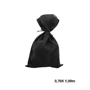 Saco para Surpresas em TNT - Preto - 0,70cm x 1m  - 1 unidade - Rizzo