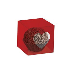 Caixa Clean 1 Doce Amor 4 x 4 x 4cm - 10 unidades - Cromus - Rizzo Embalagens