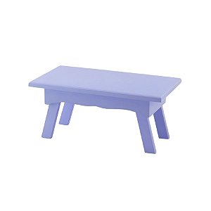 Banquinho MDF Retangular - Lilas Candy - P 10x13,5x20cm - 1 unidade - Chiquinho - Rizzo