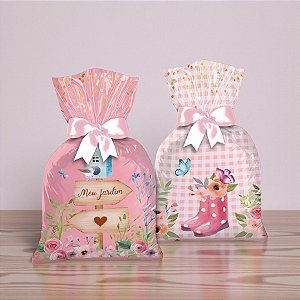 Sacola Plástica - Meu Jardim - 14x27cm - 8 unidades - Regina - Rizzo