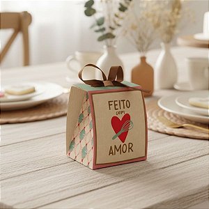 Caixa Doce Laço - Sweet Colorido - 100g - 8x7x9cm - 10 unidades - Cromus - Rizzo