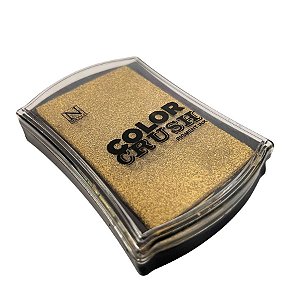 Almofada para Carimbo - Color Crush Gold - Dourado - 9,5x6cm - 1 unidade - Rizzo