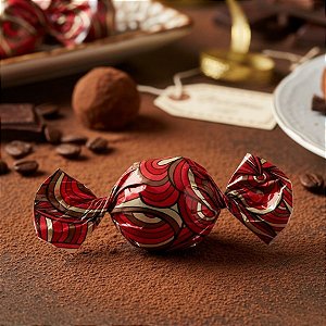 Papel Trufa 14,5x15,5cm - Motion Vermelho - 100 unidades - Cromus - Rizzo