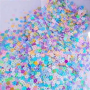 Mini Confete Paête Colorido - Florzinha - 10g - 1 unidade - Rizzo