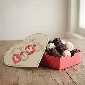 Caixa Gaveta Coração - Love - 1 unidade - Decora Doces - Rizzo