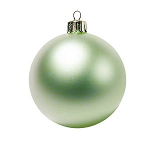 Bolas De Natal - Fosca Verde Claro - 15cm - 1 unidade - Rizzo