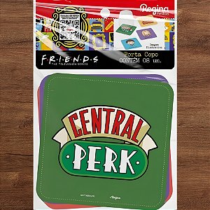 Porta Copo Decorativo - Friends - 9x9cm - 6 unidades - Regina - Rizzo