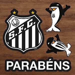 Decoração de Bolo - Santos - 19x21,5cm - 6 unidades - Regina - Rizzo