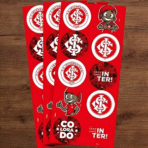 Adesivo Redondo - Internacional - 4x4cm - 30 unidades - Regina - Rizzo