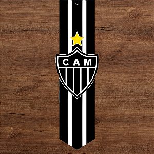 Faixa Decorativa Flâmula em Tecido - Atlético Mineiro - 120x40cm - 1 unidade - Regina - Rizzo
