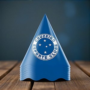 Chapéu de Aniversário - Cruzeiro - 16x13cm - 8 unidades - Regina - Rizzo