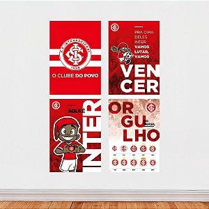 Cartaz Decorativo - Internacional - 31x45cm - 4 unidades - Regina - Rizzo