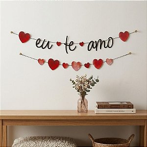 Faixa Decorativa "Eu Te Amo" - Amore - 1 unidade - Regina - Rizzo