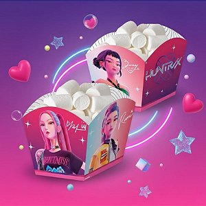 Cachepot - Guerreiras do K-pop - 8x8x9cm - 8 unidades - Festcolor - Rizzo