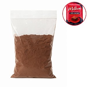 Chocolate em Pó Melken 70% Cacau - 500g - 1 unidade - Harald - Rizzo