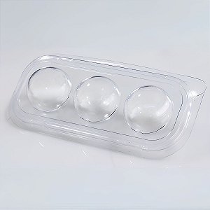 Blister 3 Brigadeiros - Transparente - 10 unidades - BWB - Rizzo