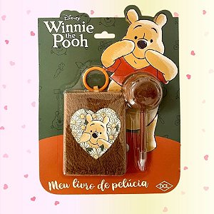 Meu Mini Livro de Pelúcia - Ursinho Pooh - 11x8cm - 1 unidade - Disney Original - Rizzo