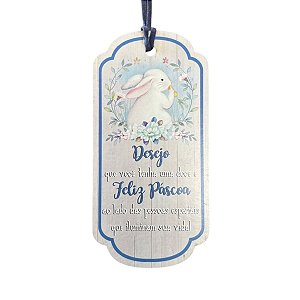 Plaquinha Decorativa de Páscoa - Feliz Páscoa - 14.5cm - 1 unidade - Rizzo