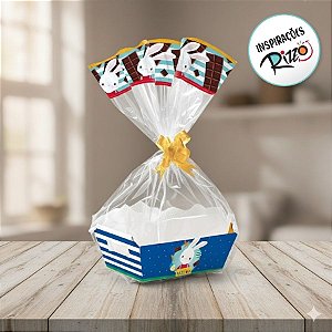 Kit Cesta - Brilho de Páscoa - MG 27x18x9,5cm - 1 unidade - Cromus - Rizzo