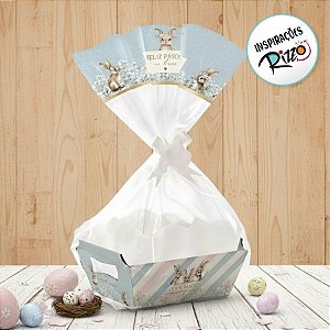 Kit Cesta - Doce Páscoa - G 33x23,5x10,5cm - 1 unidade - Cromus - Rizzo
