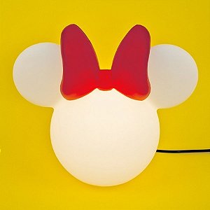 Luminária Minnie Mouse - Clean - 28cm - 1 unidade - Disney Original - Rizzo
