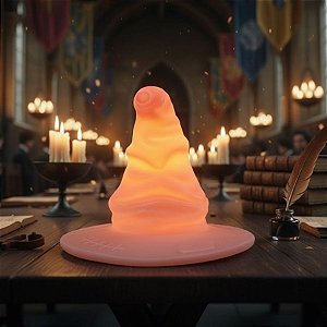 Luminária Chapéu Seletor RGB - Harry Potter - 22cm - 1 unidade - Rizzo