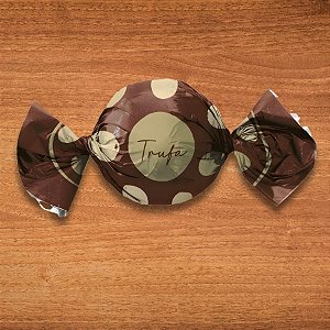 Papel Trufa 14,5x15,5cm - Big Ball Marrom - 100 unidades - Cromus - Rizzo