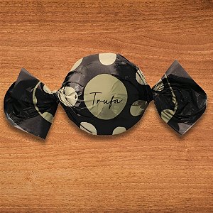 Papel Trufa 14,5x15,5cm - Big Ball Preto - 100 unidades - Cromus - Rizzo