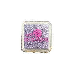 Almofada Para Carimbo em Plástico e Espuma - Carimbeira Lilás - INK002-8 - 1 unidade - Rizzo