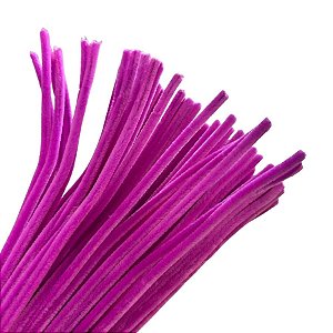 Haste de Chenille 30cm - Roxo - 100 unidades - Art Montagem - Rizzo