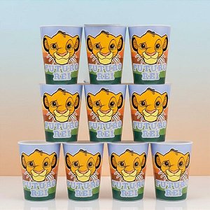 Kit 10 Copos para Lembrancinha - Rei Leão - 320ml - 1 unidade - Disney Original - Rizzo