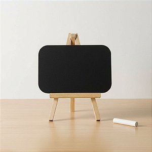 Lousa Decorativa em MDF - Cantos arredondados - 18x15cm - 1 unidade - Rizzo