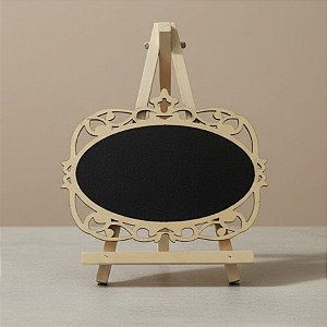 Lousa Decorativa em MDF - Arabesco Cru - 26x20cm - 1 unidade - Rizzo