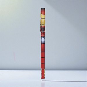 Caneta Homem de Ferro - Esferográfica Preto - Vingadores - Disney Original - 1 unidade - Rizzo