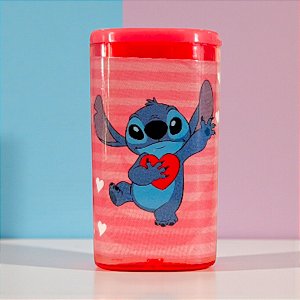 Apontador Stitch Vermelho - Simples - 5cm - Disney Original - 1 unidade - Rizzo