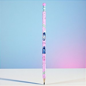 Lápis Stitch - HB Preto - Rosa - Disney Original - 1 unidade - Rizzo